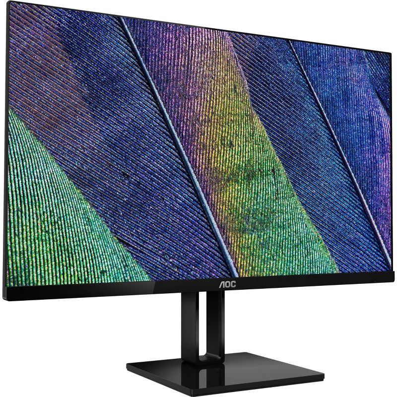 AOC 24V2H 23.8" Full HD WLED Gaming LCD Monitor - 16:9 - Black - 1920 x 1080 - 16.7 Million Colors - FreeSync - 250 Nit - 5 ms - HDMI - VGA
