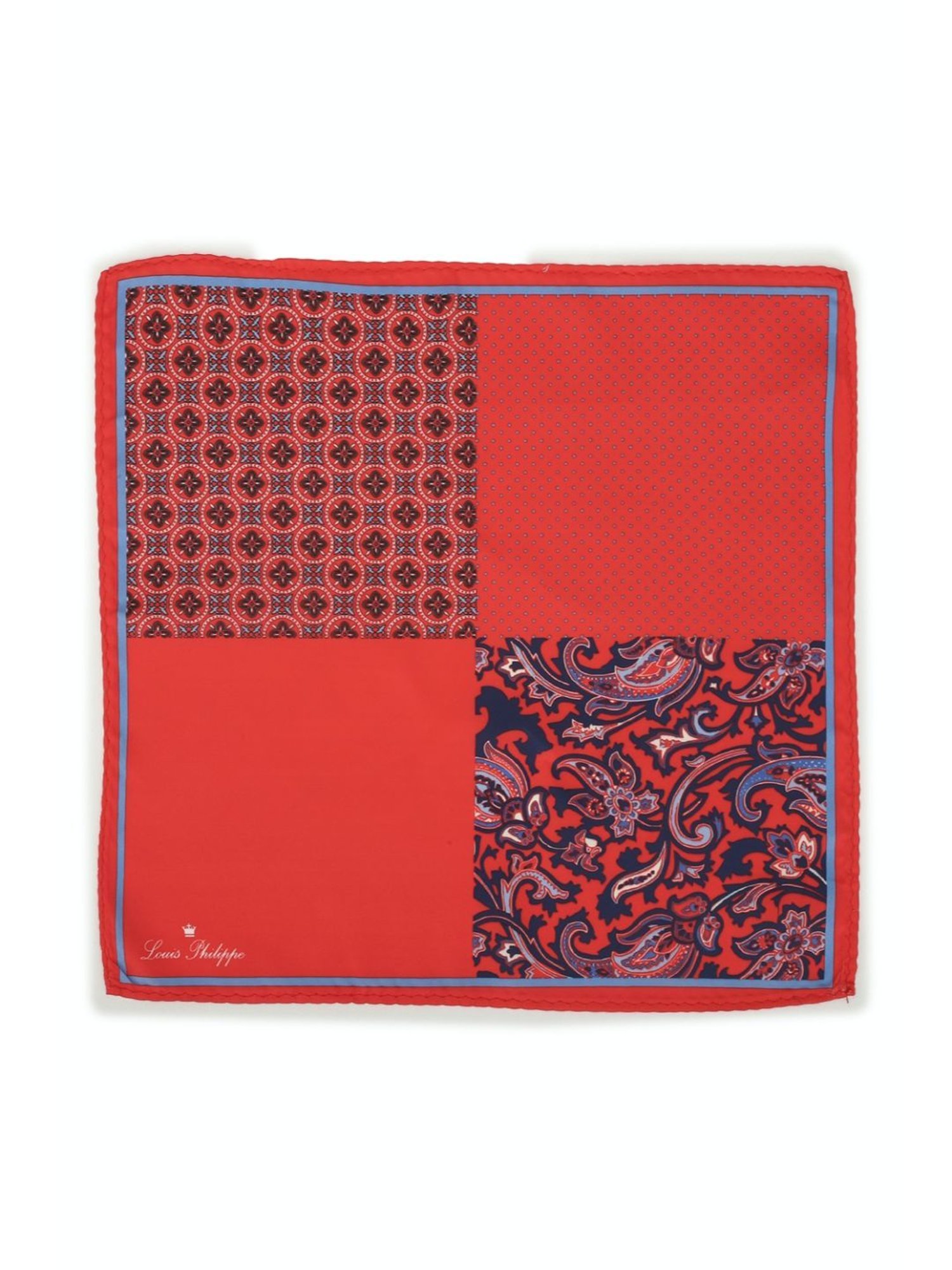 CHOKORE Brown and Yellow Plaid Pocket Square