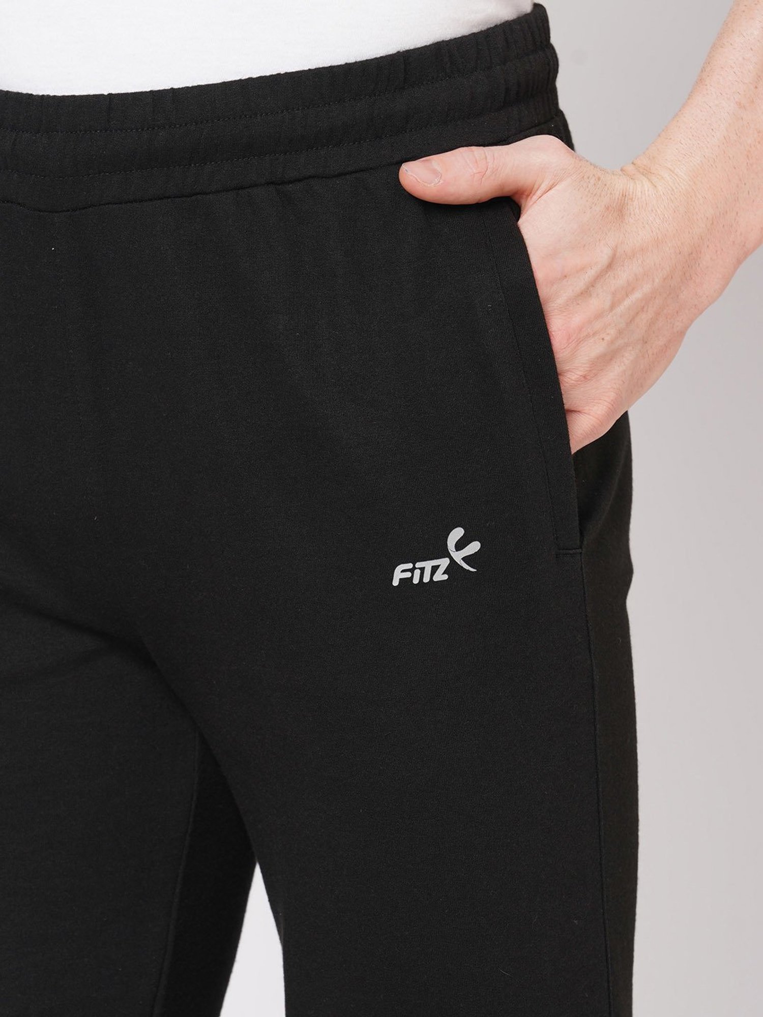 Fitz Black Slim Fit Joggers