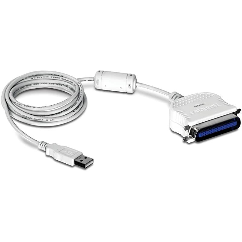 USB to Parallel 1284 Converter Cable TUP1284 USB 112030 Windows 108187 Mac OS X 106109 2 m 66 ft Length Connect Parallel Port Printers to a USB Port Plug Play