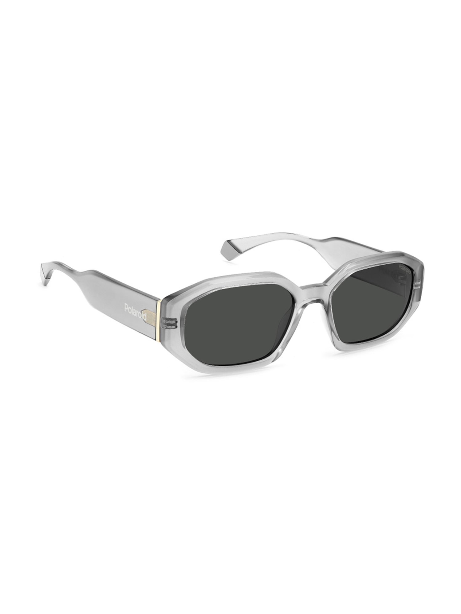 Polaroid Grey Hexaround Sunglasses for Women