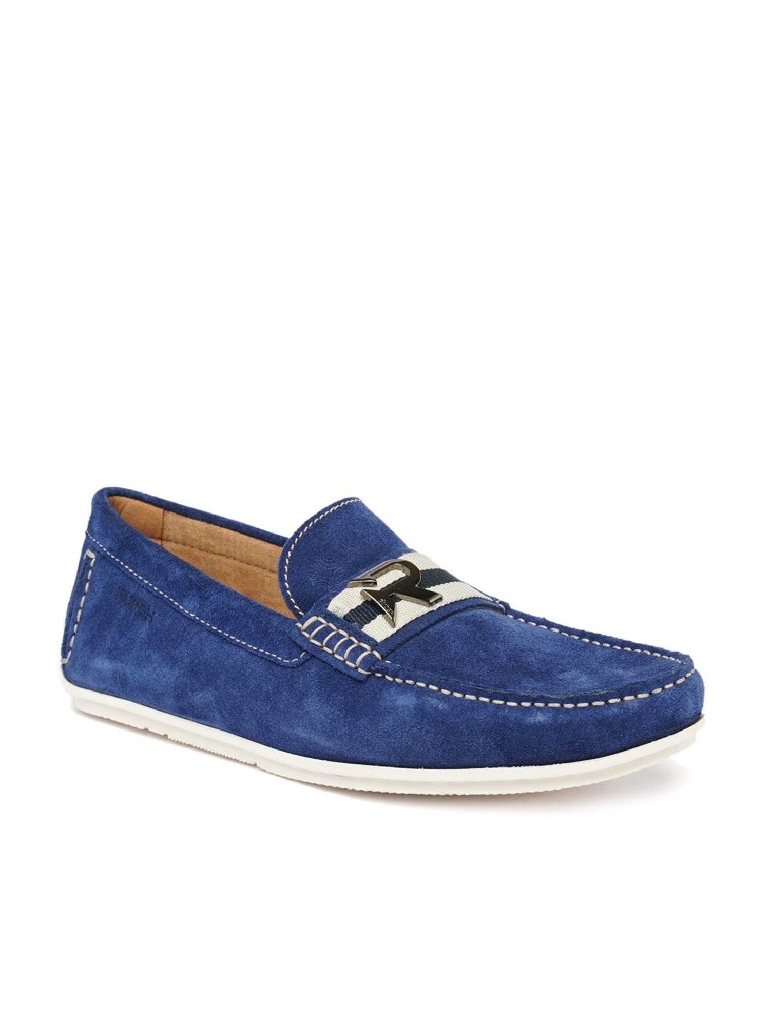 Ruosh Men's Blue Casual Loafers