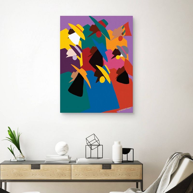 30" x 40" Sisters of Courage by Synthia Saint James Canvas Art Print - Masterpiece Art Gallery