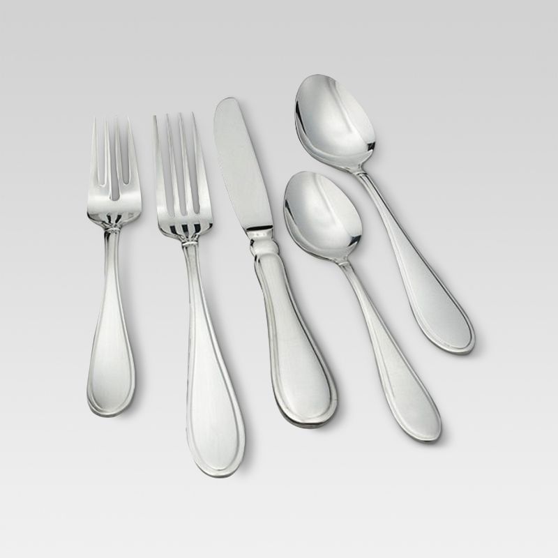 Evanston Silverware Set 45-pc. Stainless Steel - Threshold™