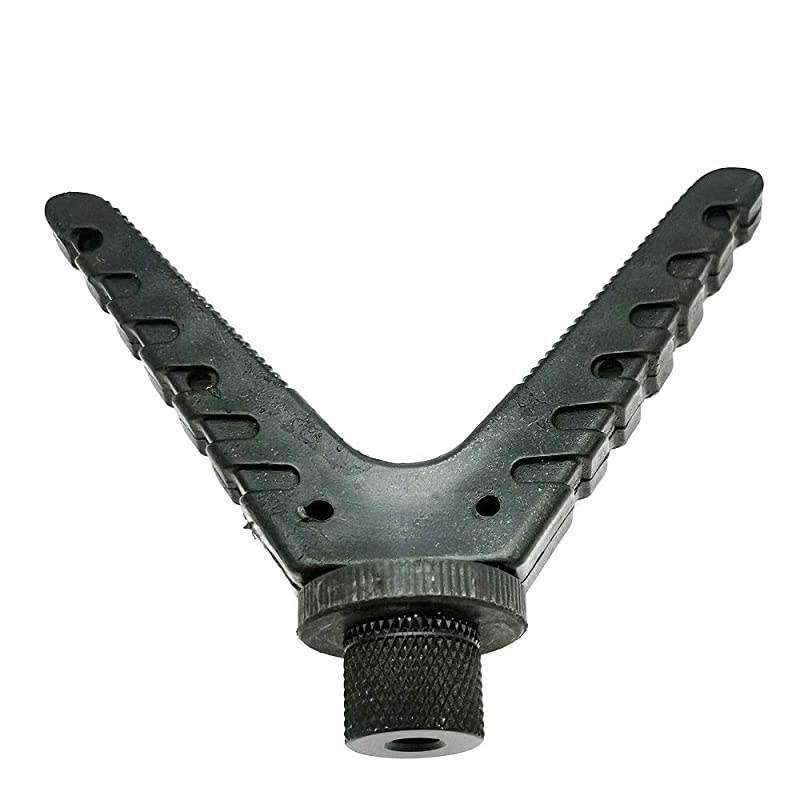 Gun Rifle Shooting Stick Rest Rack V Yoke HolderMonopodCamera Tripod Mount Adapter