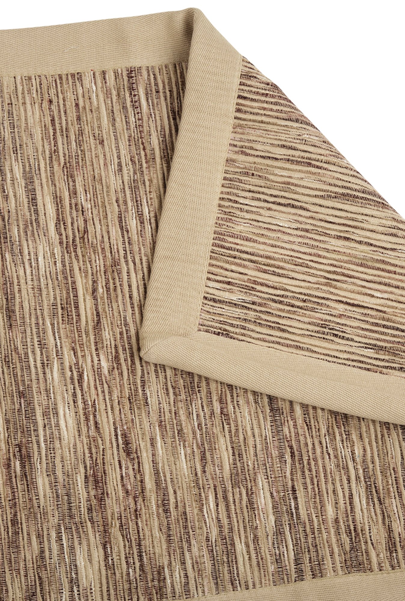 Maspar Generic Dark Dune Color Streak Beige Rug - Set of 1