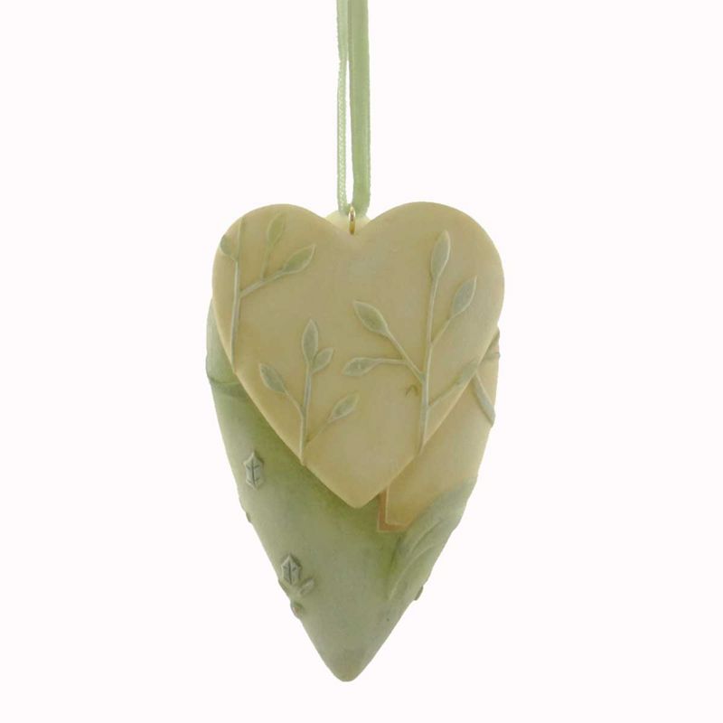 Holiday Ornament O Holy Night Angel Take Heart  -  Tree Ornaments