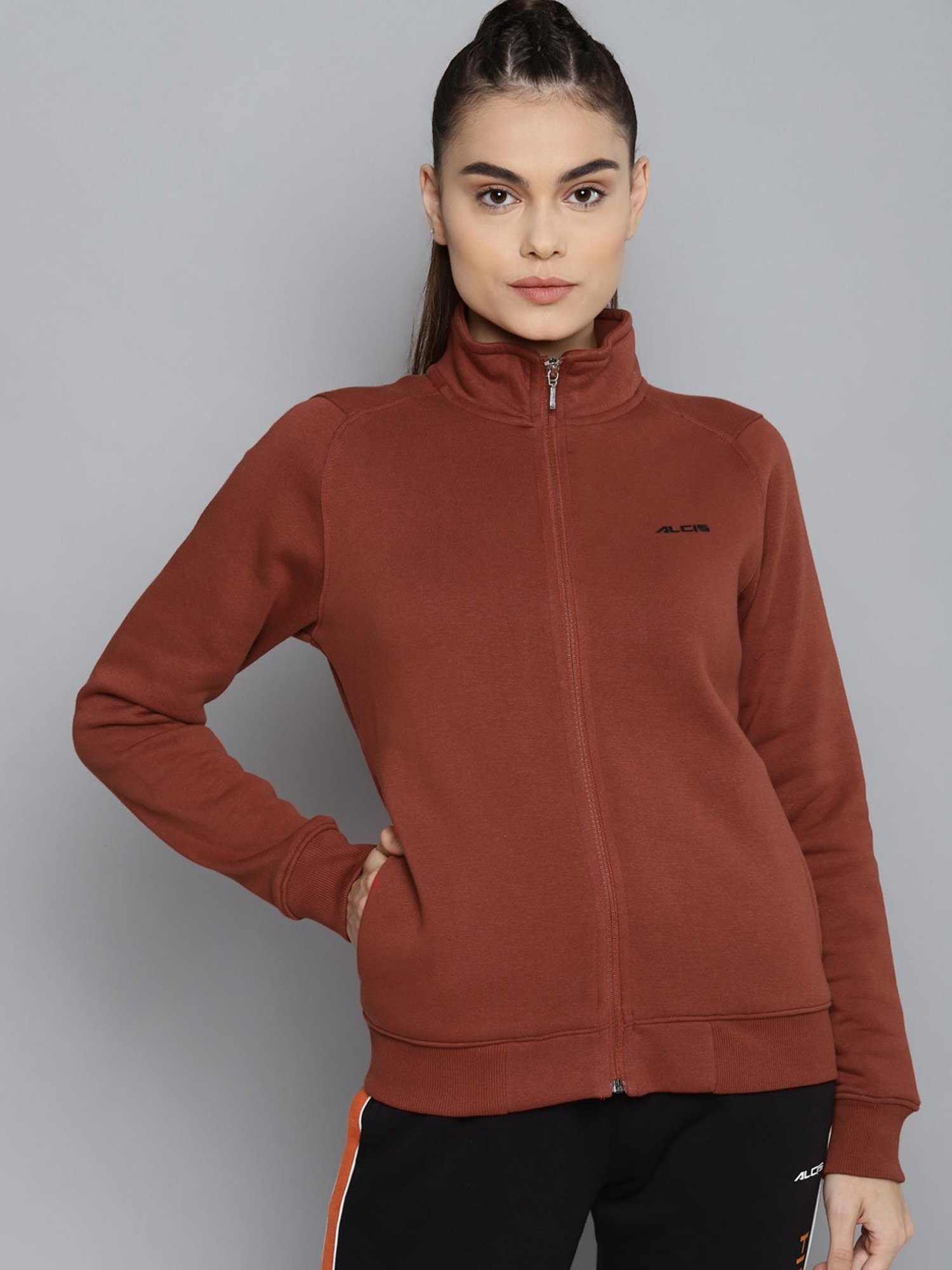 ALCIS Rust Regular Fit Jacket