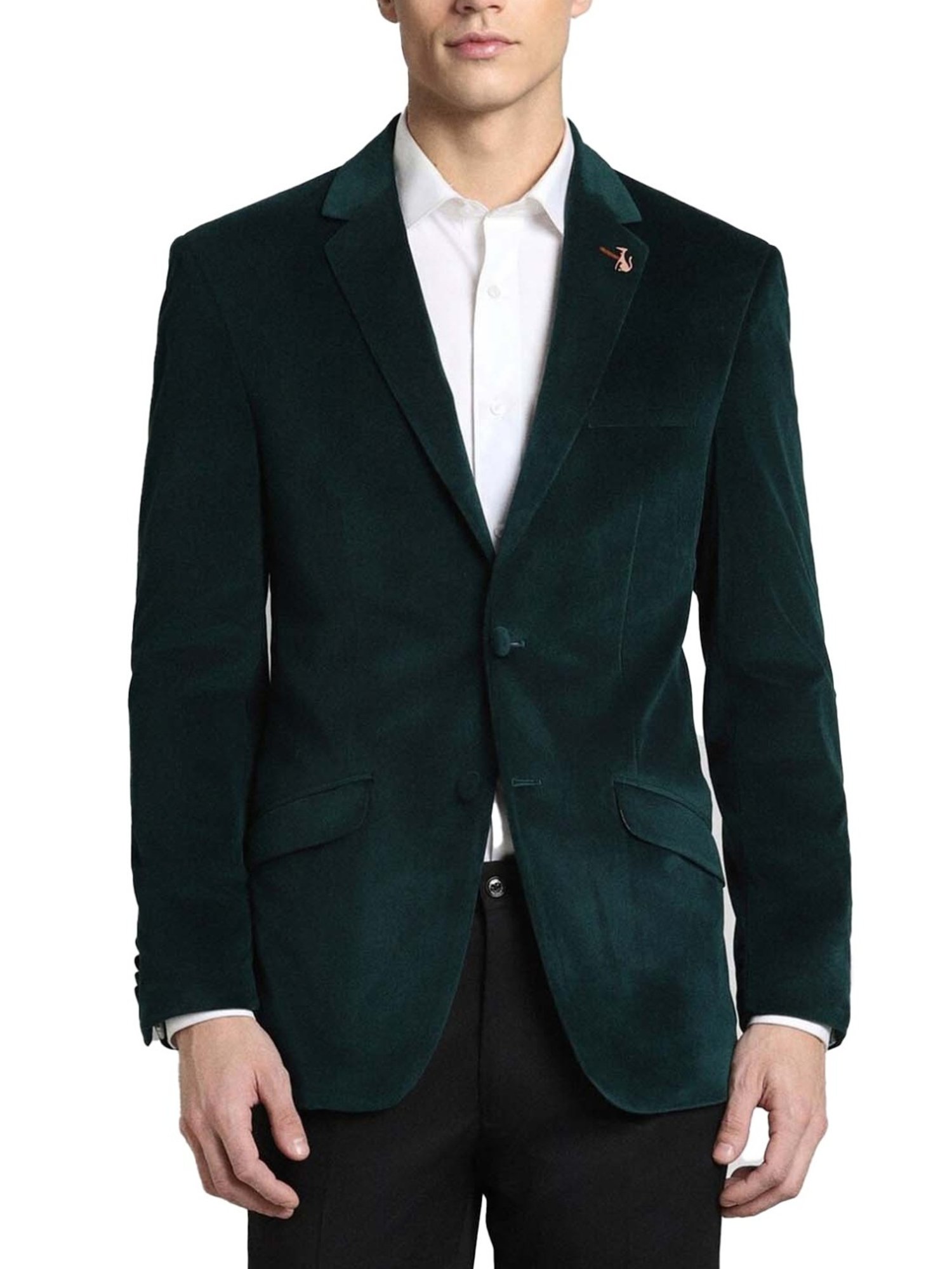 Simon Carter London Green Regular Fit Blazer