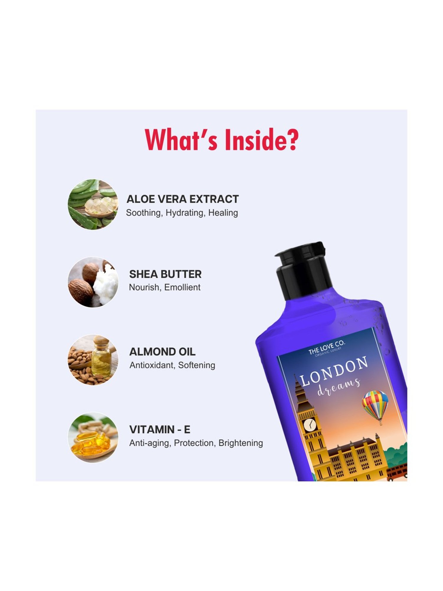 The Love Co. London Dreams Body Wash - 250 ml