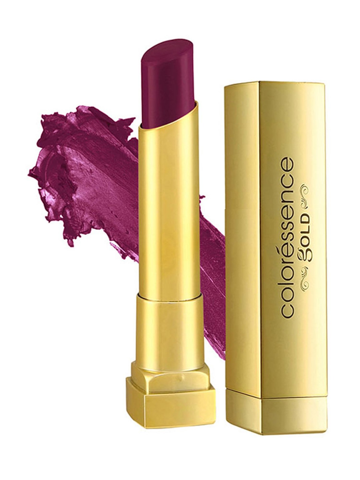 Coloressence Pure Matte Lipstick Velvet Finish Lip Color Plum Rose - 3.3 gm