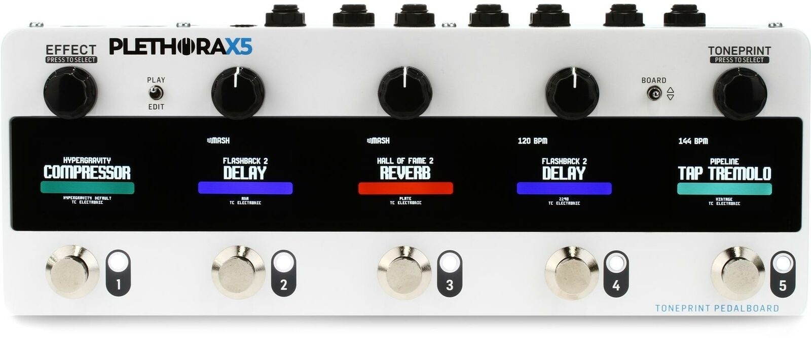 TC Electronic PLETHORA X5 TonePrint Multi-FX Pedalboard