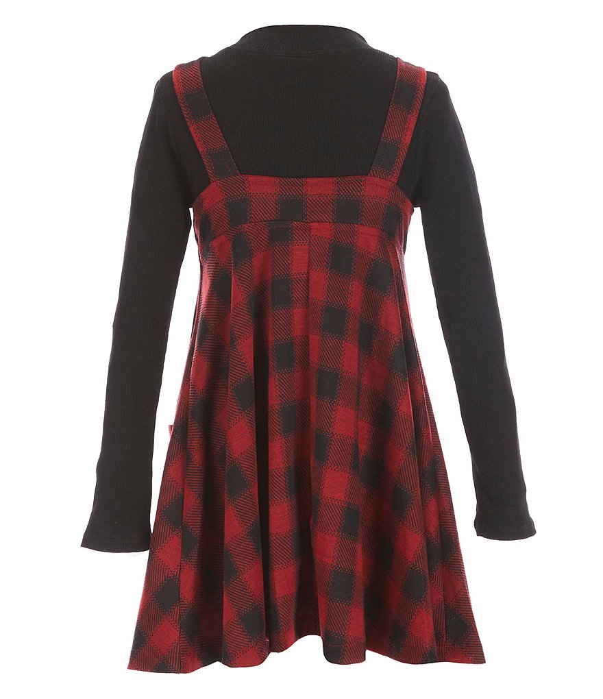 Ally B Big Girls 7-16 Flutter-Sleeve Dotted Top & Shorts Set