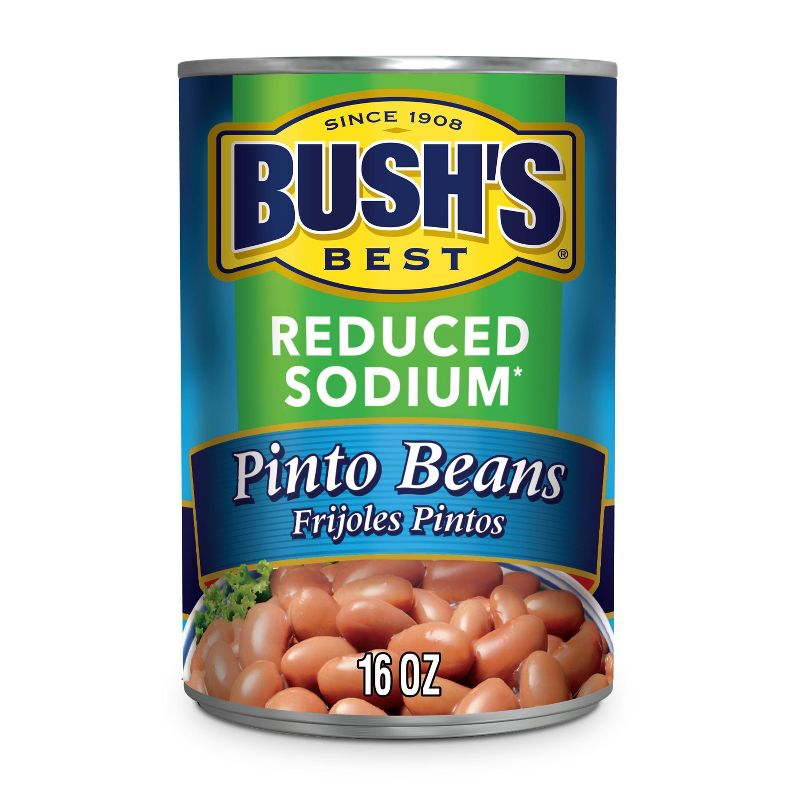 Bush's Reduced Sodium Pinto Beans - 16oz