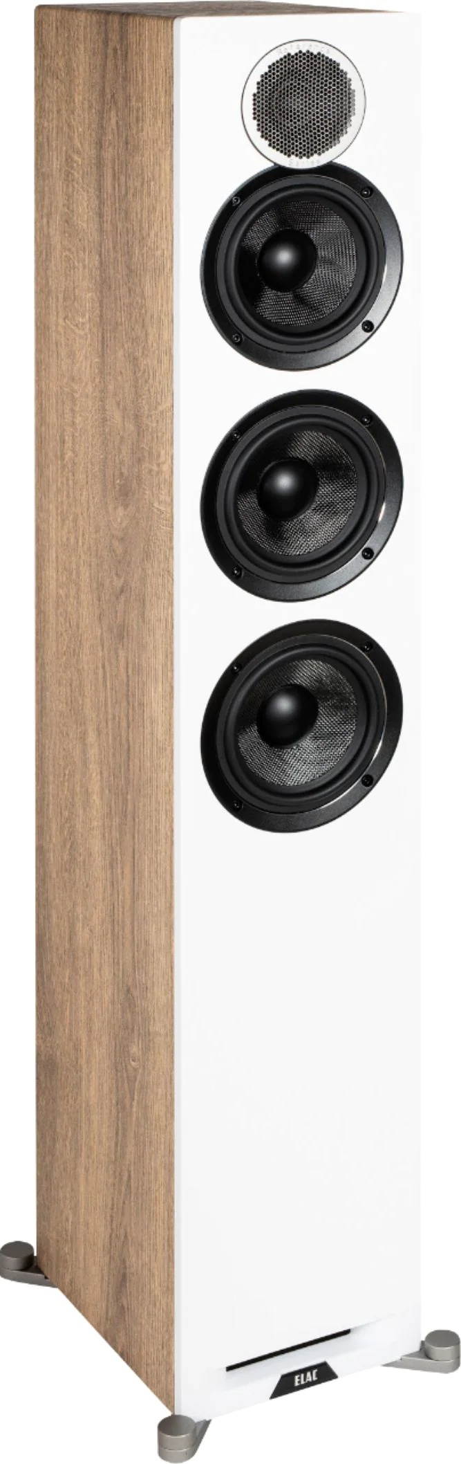 ELAC - Debut Reference Floorstanding Speaker - White/Oak (DFR52-W)