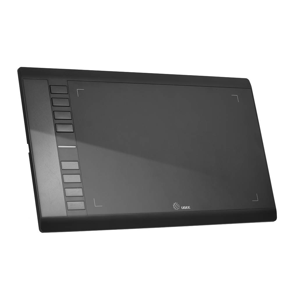 Ugee M708 Upgraded Graphics Drawing Tablet Board with Battery-free Passive Pen 8192 Pressure Sensitivity 266RPS 10 * 6inch for Windows for Mac OS