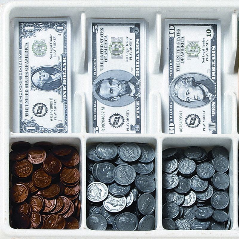 SI Manufacturing Complete Pretend Money Kit To Learn Counting and Money Skills