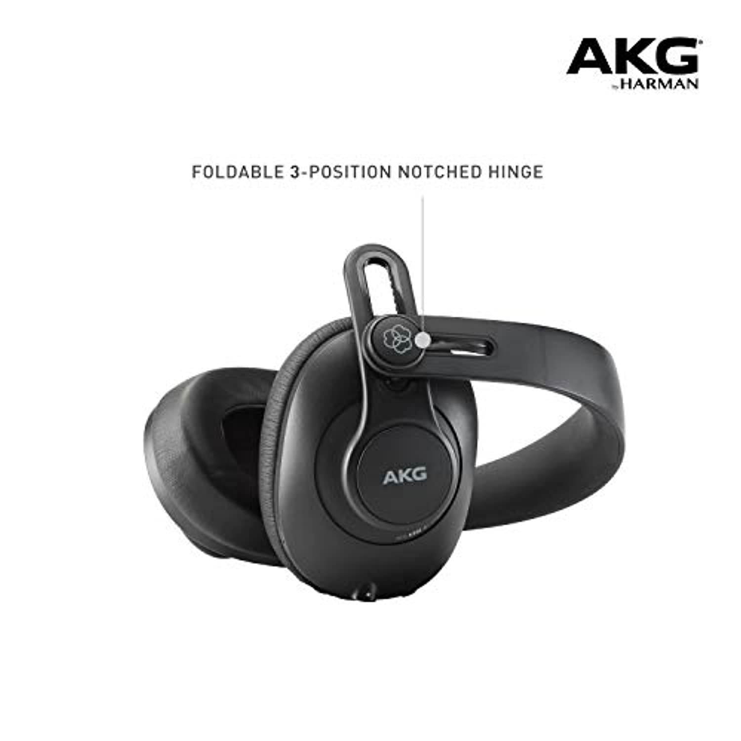 AKG Pro Audio K361BT Bluetooth Over-Ear, Closed-Back, Foldable Studio Headphones (K361-BT)