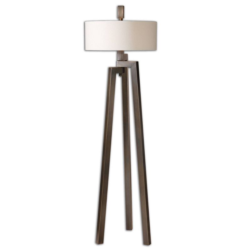 Uttermost Mondovi Modern Floor Lamp - Bronze