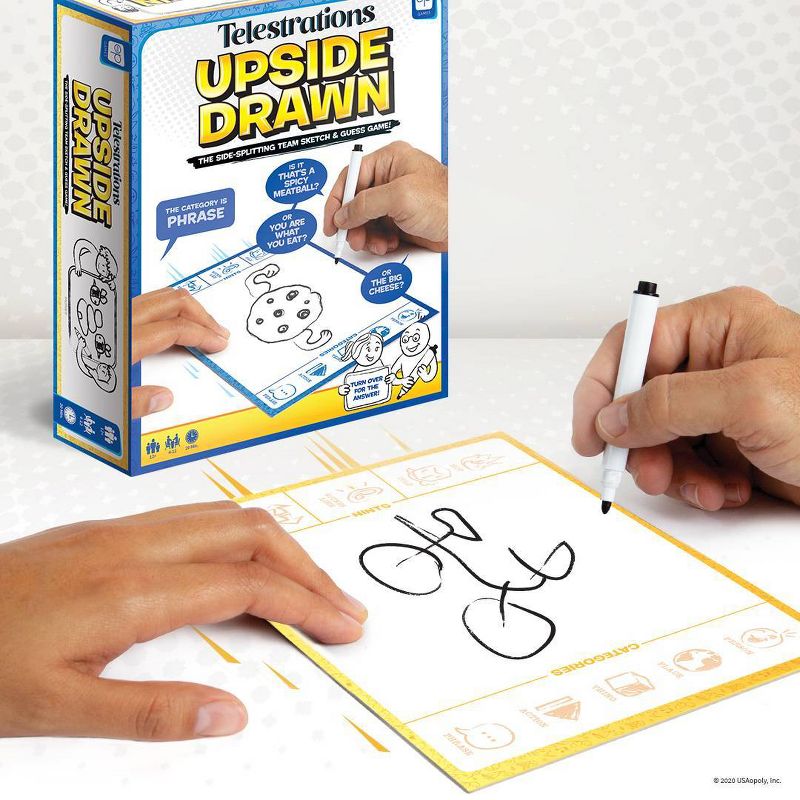 Telestrations Upside Drawn Game