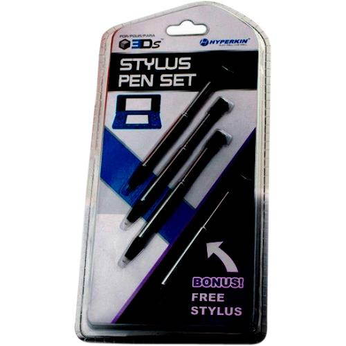 HYPERKIN 3DS Retractable Metallic Stylus Pen Set