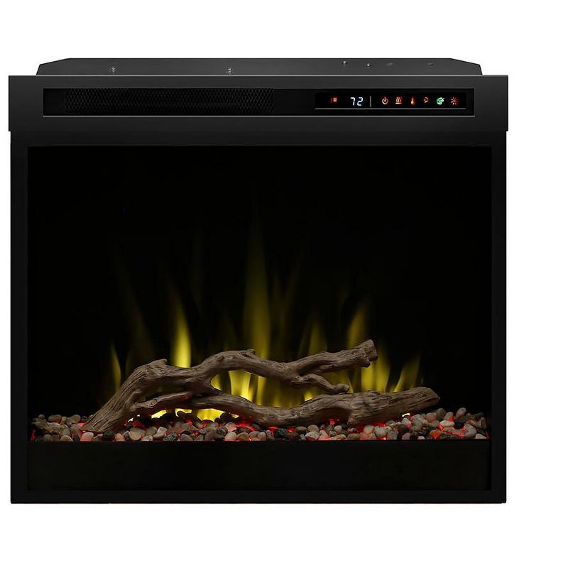 Dimplex 28-in Multi-Fire XHD Pro Plug-In Electric Fireplace with Acrylic Ice & Driftwood - DF28DWC-PRO