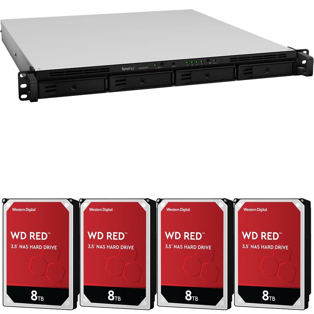 Synology RS820RP+ 4-Bay RackStation NAS with 8TB (4x2TB) of Western Digital RED NAS Drives Fully Assembled Tested By CustomTechSales
