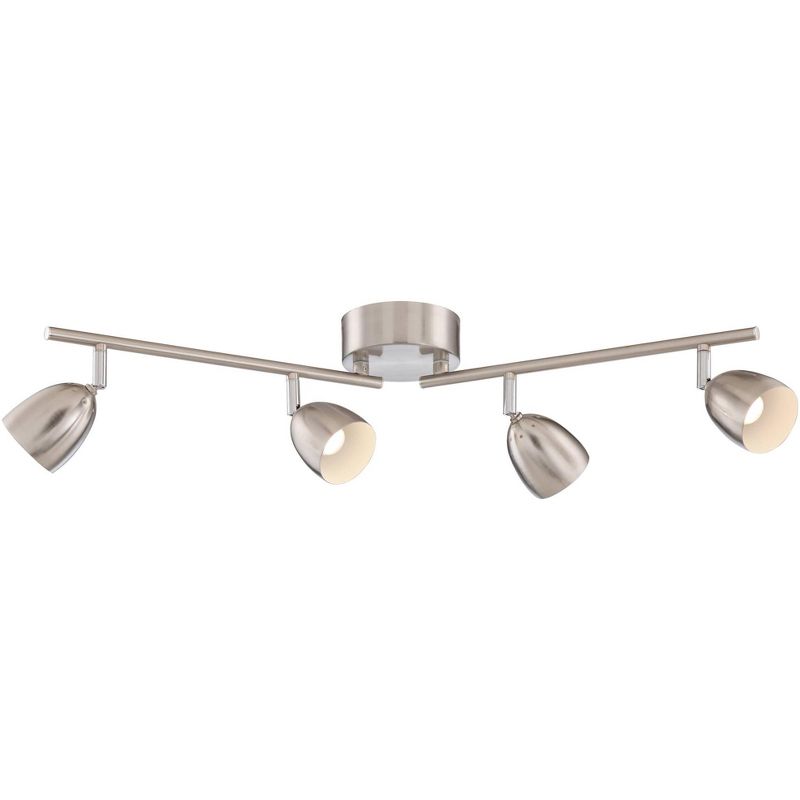 Pro Track Alexa 4-Light Satin Nickel LED Track Fixture