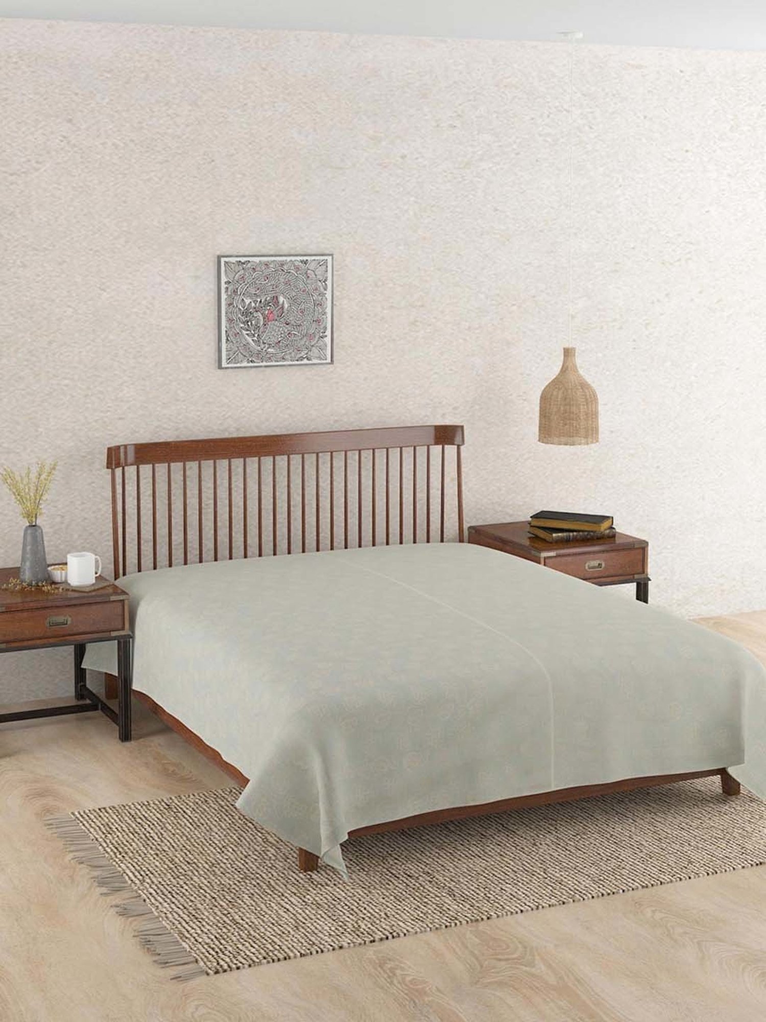 JaipurFabric Green Cotton 150 GSM Reversible Ac Dohar