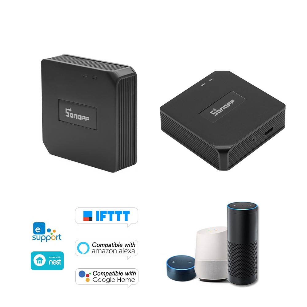 Sonoff RF Bridge 433MHZ Wifi Wireless Intelligent Wi-Fi Remote RF Controller Automation Module Switch For Smart Home Security Alexa Google Home
