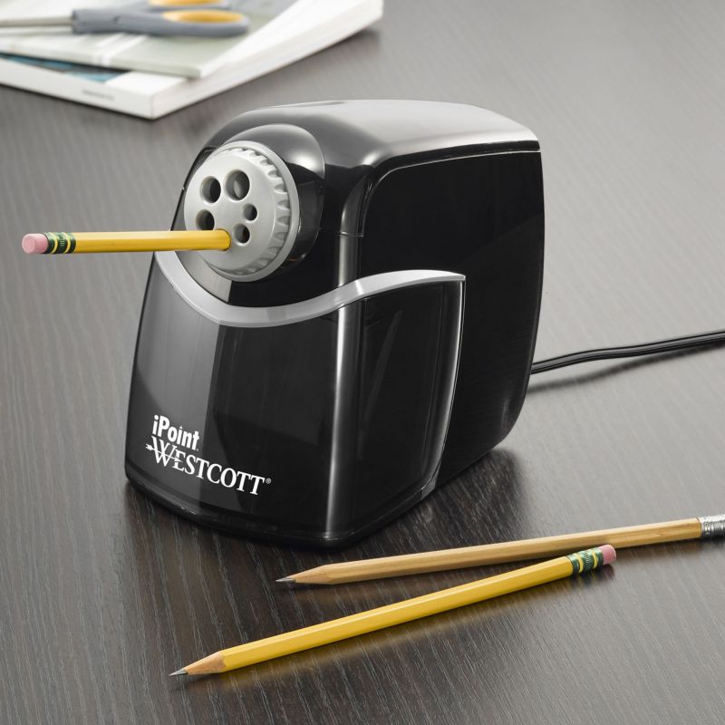 Westcott HD Pencil Sharpener Gray/Black 16681