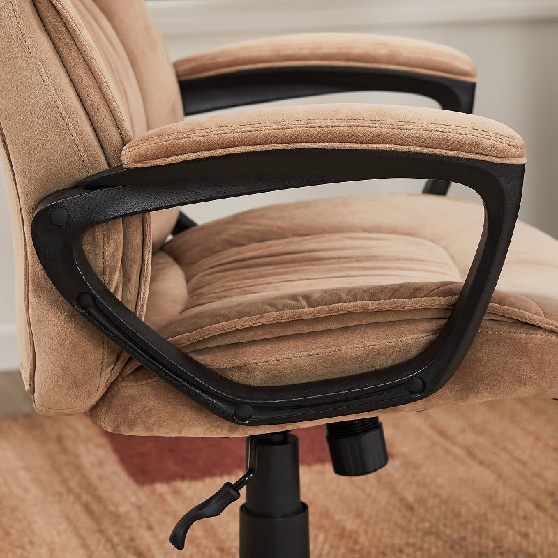 Mesh Sled Base Side Reception Chair with Flip Up Arms Black - Riverstone Furniture