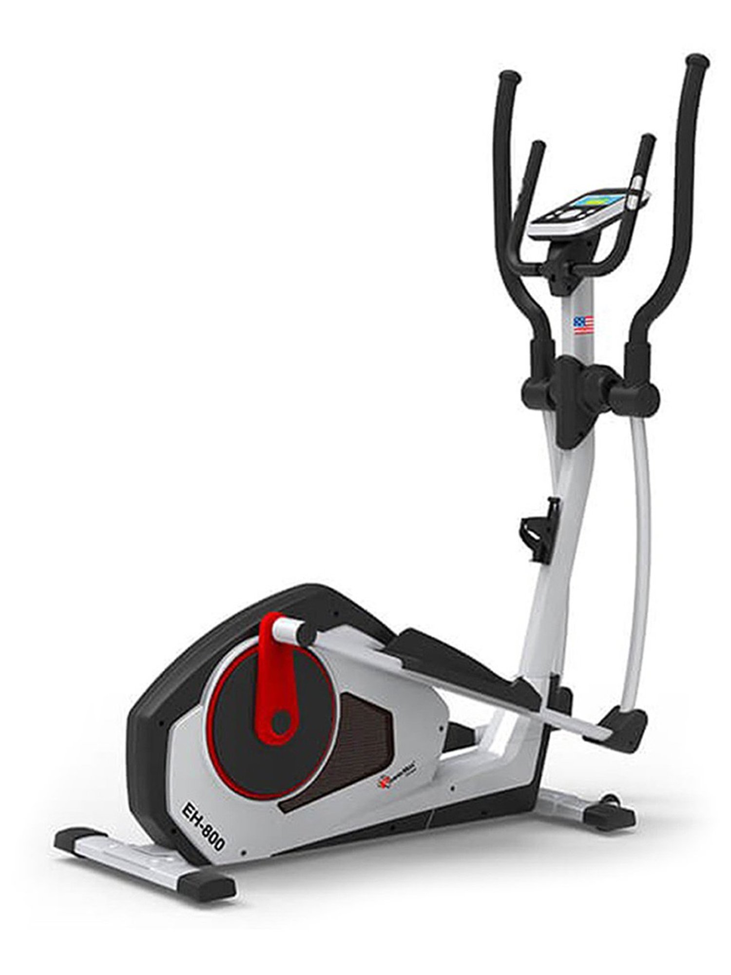 PowerMax Fitness EH-800 Elliptical Trainer (Silver)