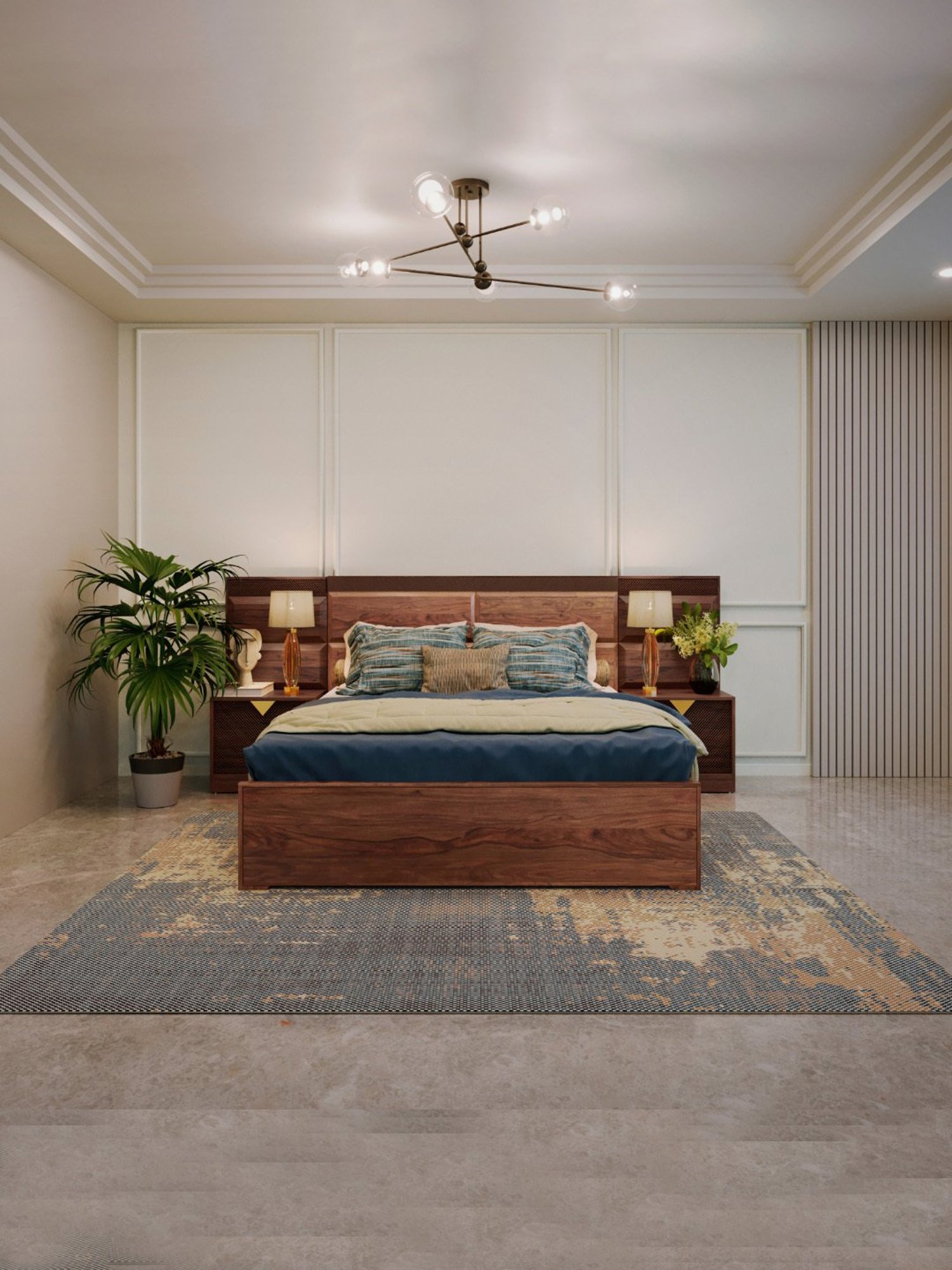 Nilkamal Riva Black Engineered Wood King Size Bed with Storage