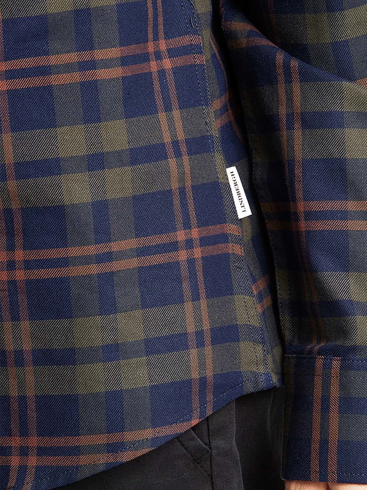 Lindbergh Multicolor Check Button Down Collar Shirt