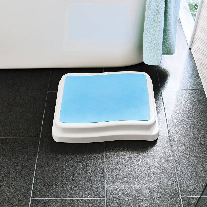 Non-Slip Bath Tub Step Blue - evekare