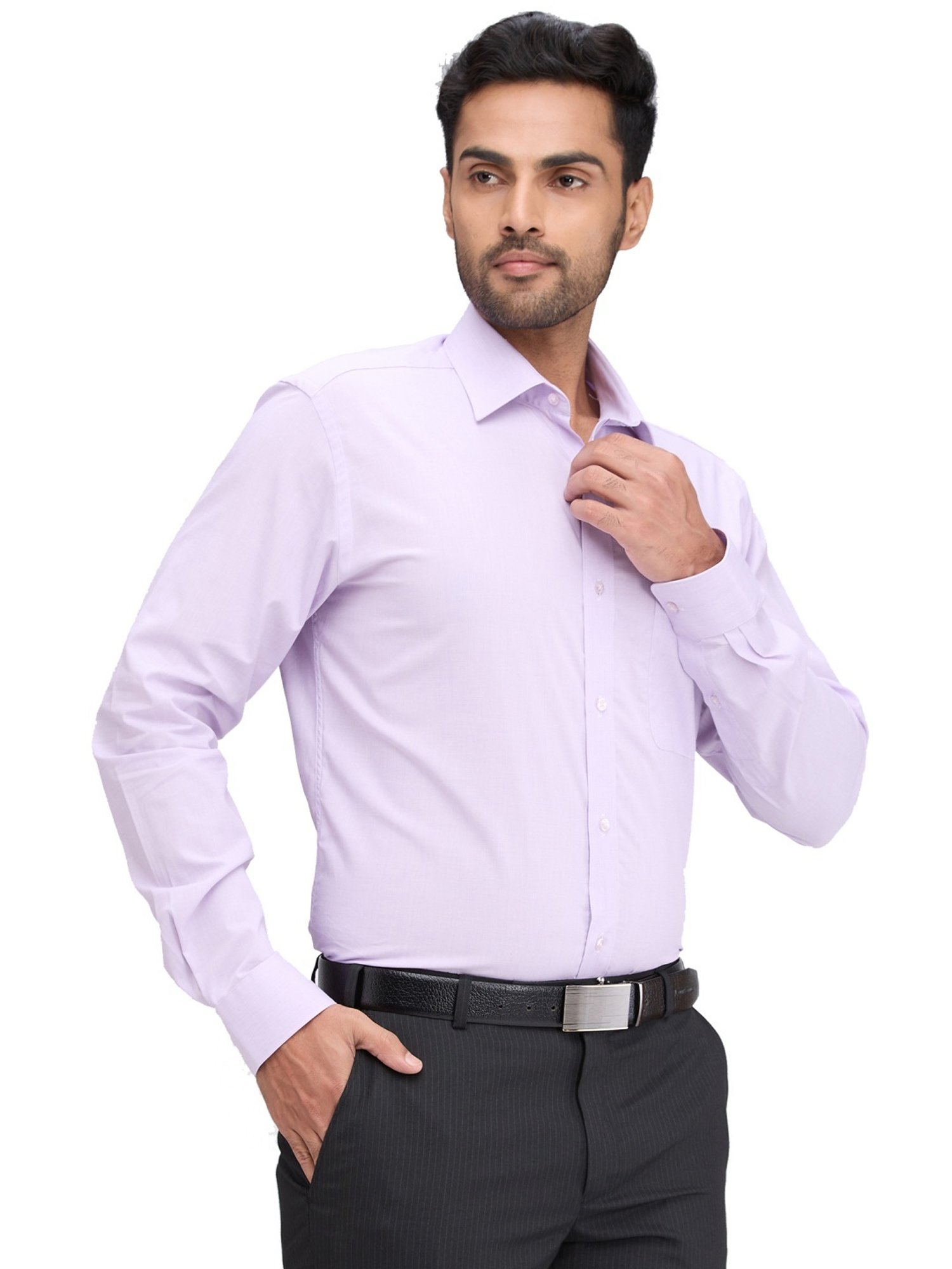 Raymond Violet Slim Fit Shirt