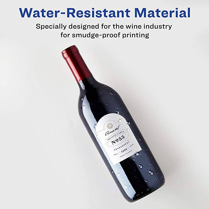 Arched Labels for Laser Printers Only Water Resistant 3 x 225 90 Labels 22809