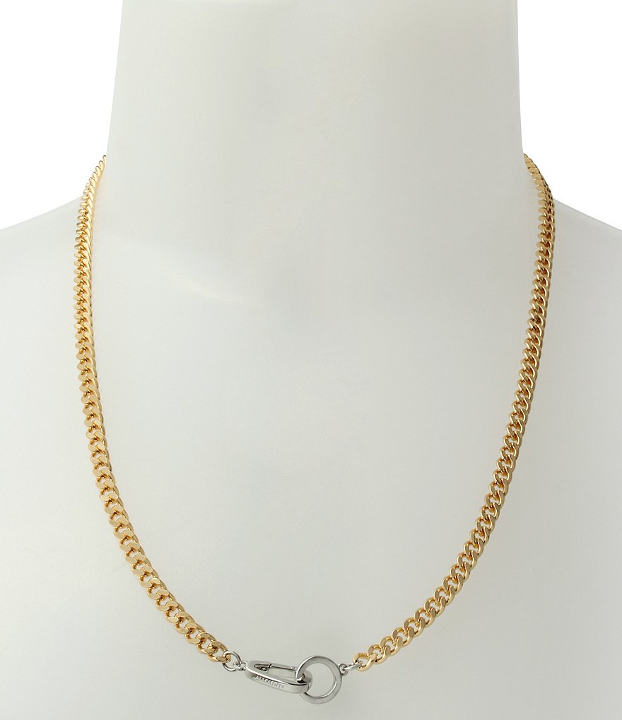 AllSaints Curb Chain Strand Necklace