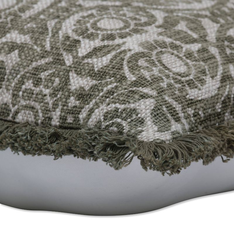 18.5"x18.5" Tara Throw Pillow Grass - Pillow Perfect