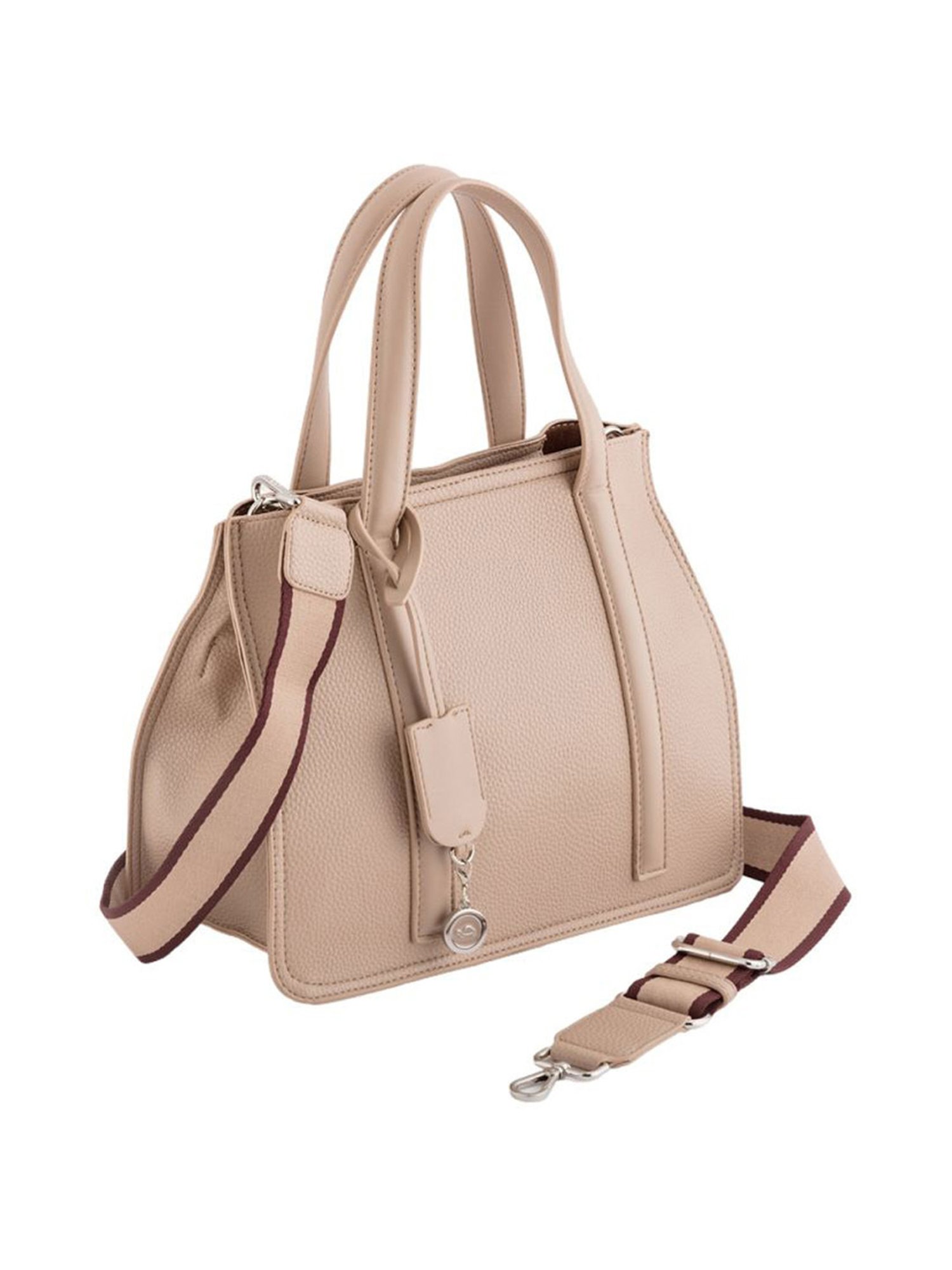 Carpisa New Waikiki Sand Faux Leather Solid Handbag