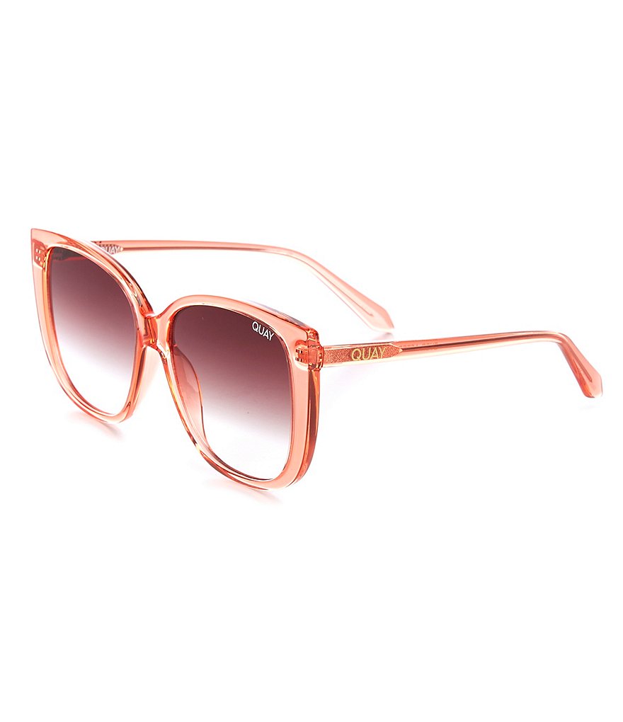 Quay Australia Ever After Oversized Rounded Square Sunglasses
