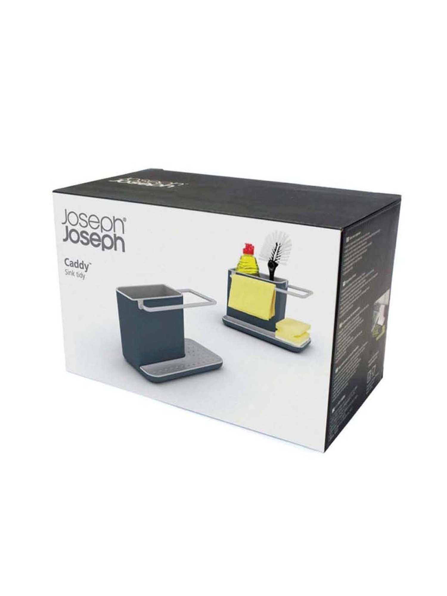 Joseph Joseph Grey Plastic Kitchen Sink Caddy With Sponge Holder