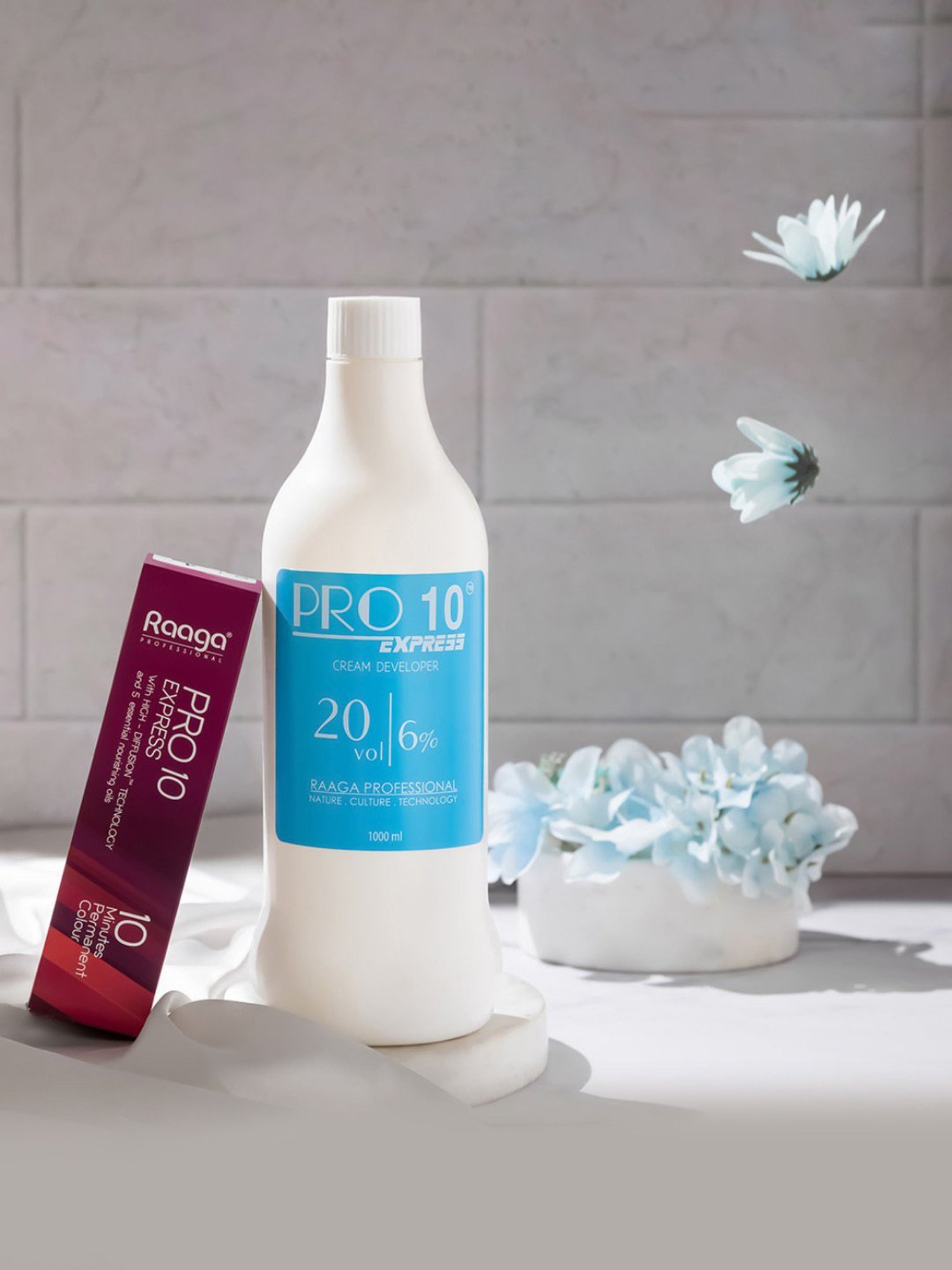 Raaga Professional Pro 10 Express 10 Minutes Permanent Colour Dark Blonde 6 - 90 gm