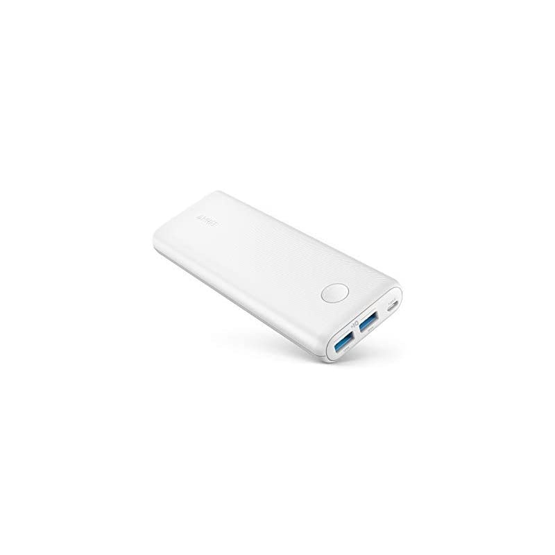 PowerCore II 20000, 20100mAh Portable Charger with Dual USB Ports, PowerIQ 2.0 (up to 18W Output) Power Bank, Fast Charging for iPhone, Samsung and More (Compatible with Quick Charge Devices)