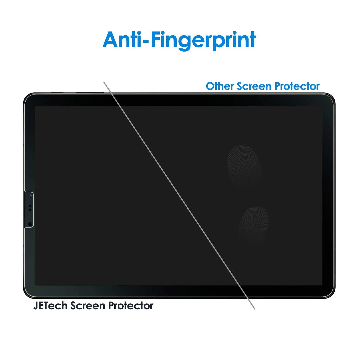 JETech Screen Protector for Galaxy Tab S4 10.5 Inch 2018 (SM-T830/T835/T837), Tempered Glass Film
