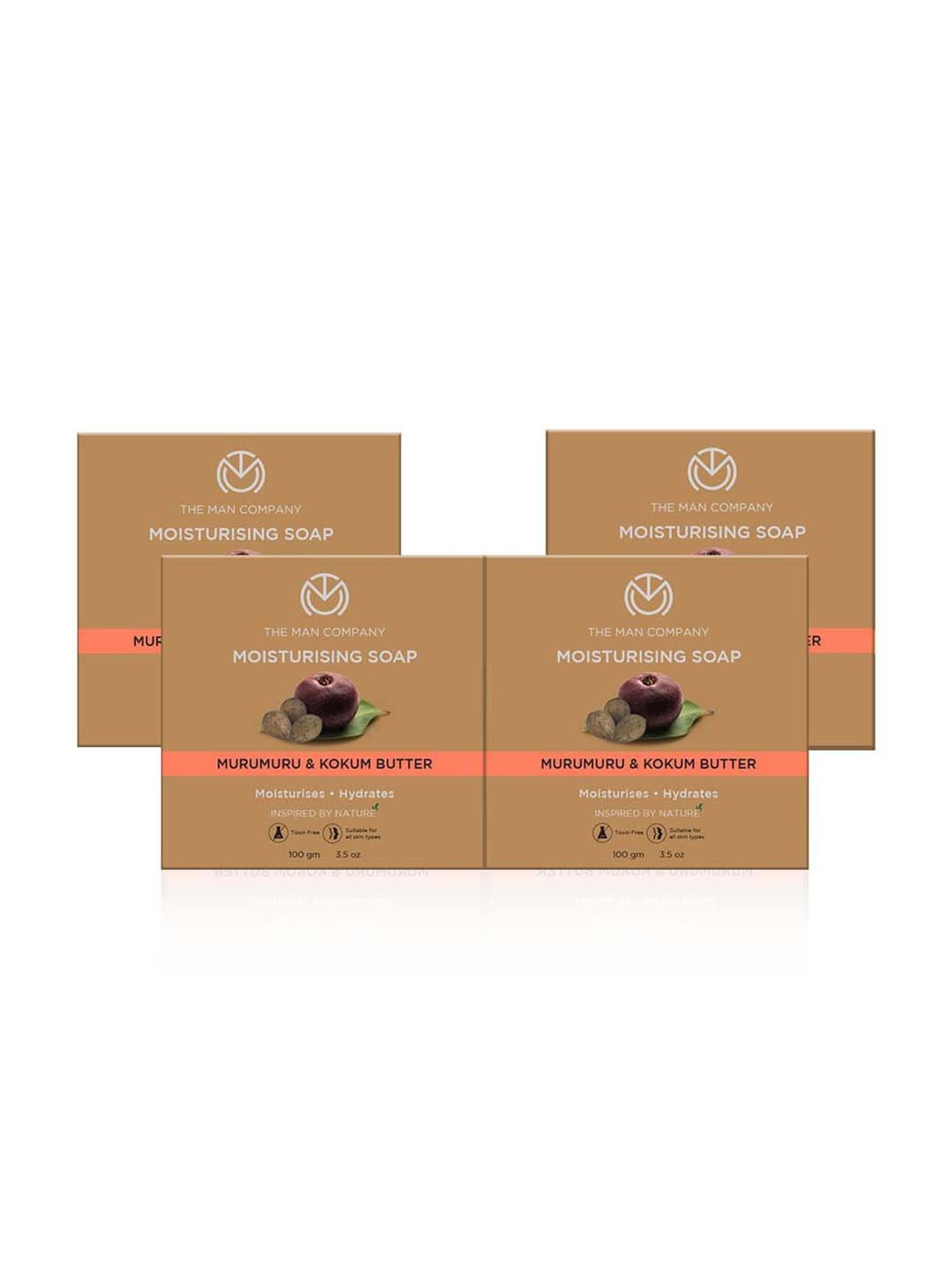 The Man Company Moisturising Soap for Men - Buy 3 Get 1 Free