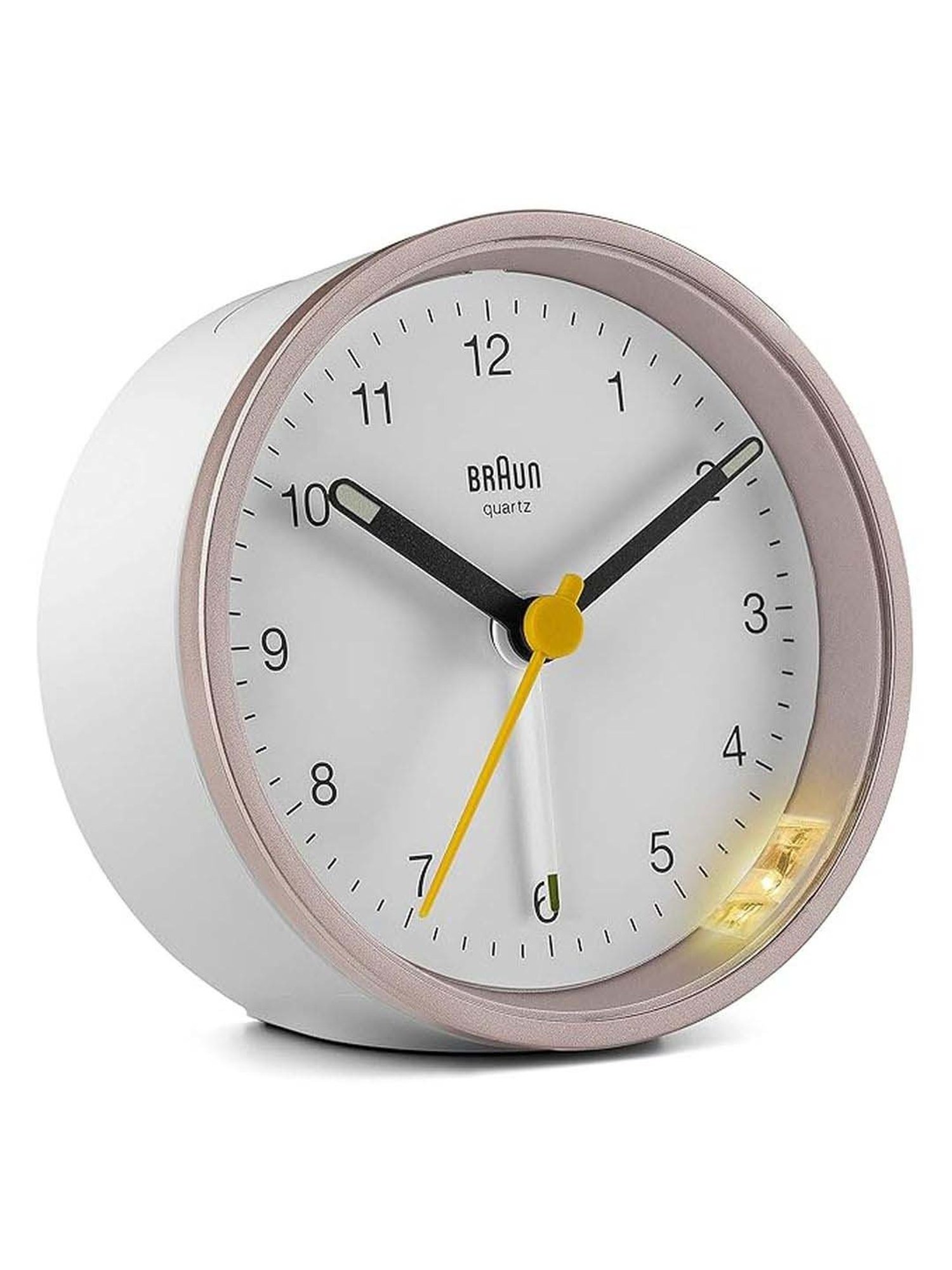 Braun White Classic Analog Alarm Clock