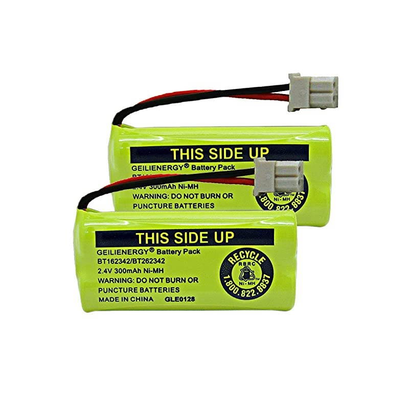24V 300mAh NIMH BT183342 BT283342 BT162342 BT262342 BT166342 BT266342 Battery Compatible with Vtech CS6719 CS6419 CS6649 DS6151 atT CL4940 EL52300 Cordless Phone Pack of 4