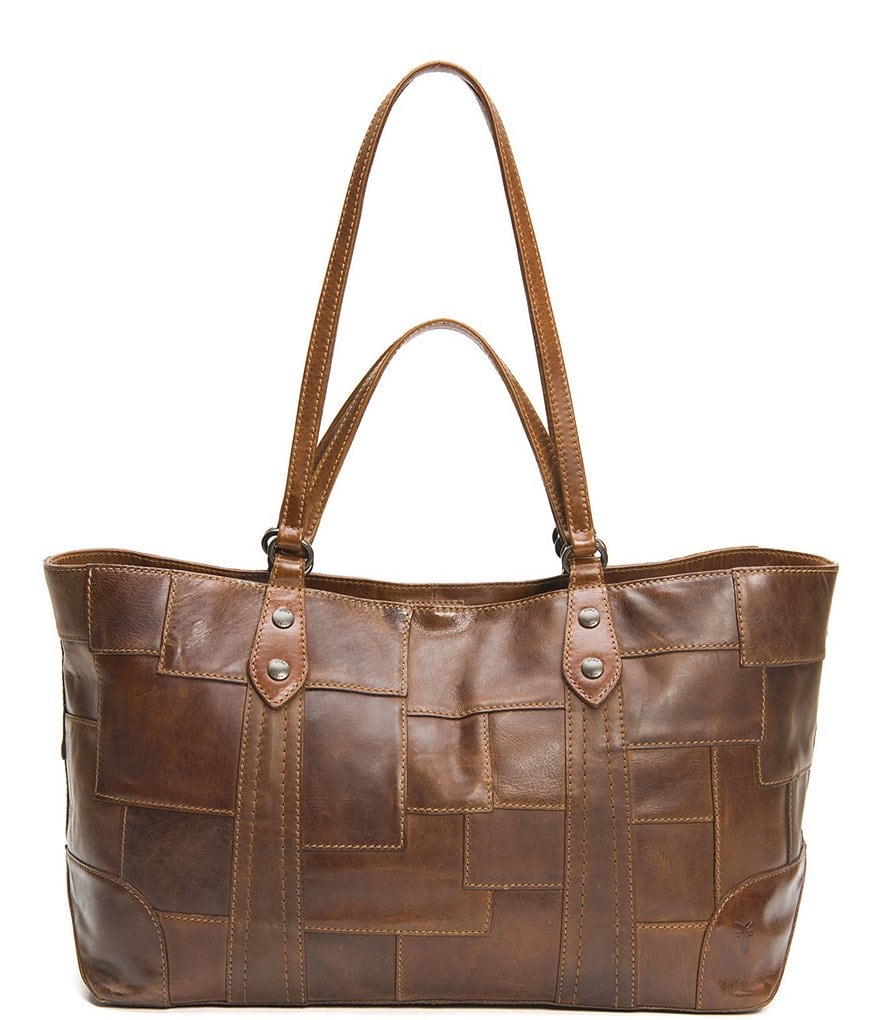 Frye Melissa Patchwork Leather Multi-Handle Tote Bag